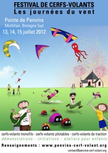L'affiche du festival de cerf-volant de Penvins 2012