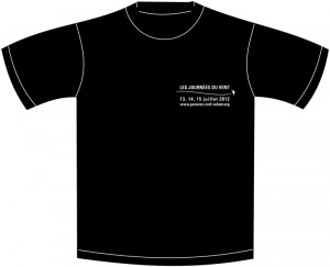 Face avant du tee-shirt 2012 Face avant du tee-shirt 2012